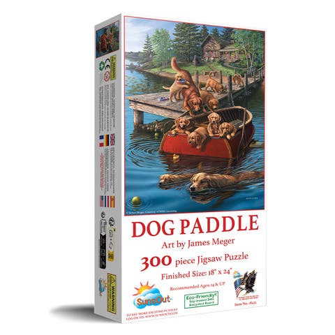 Dog Paddle 300 piece Jigsaw Puzzle for Adults