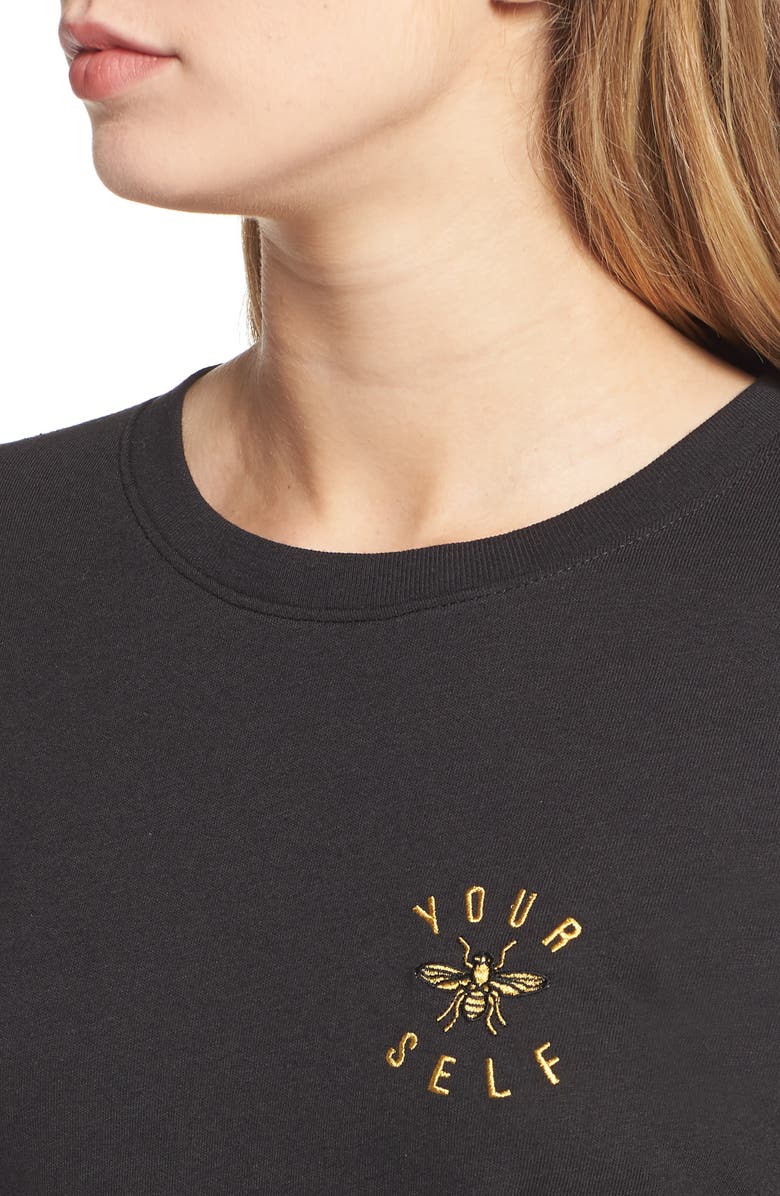 Sub_Urban Riot Bee Yourself Slouched Tee, Alternate, color, 
