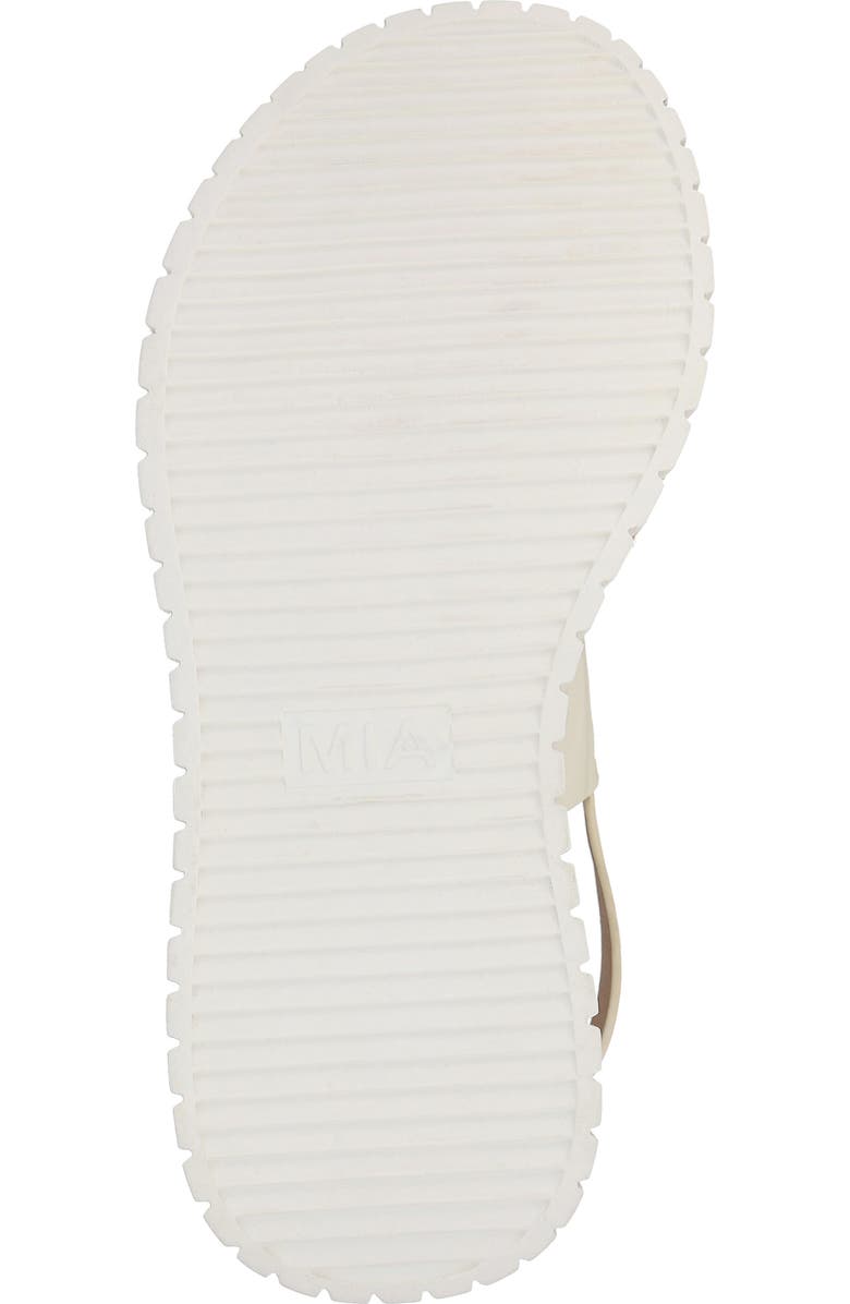 MIA Yuna Espadrille Platform Wedge, Alternate, color, Bone