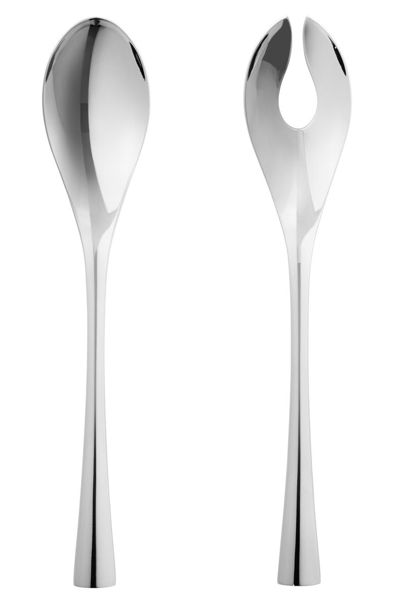 Georg Jensen Cobra Salad Serving Set, Main, color, Silver