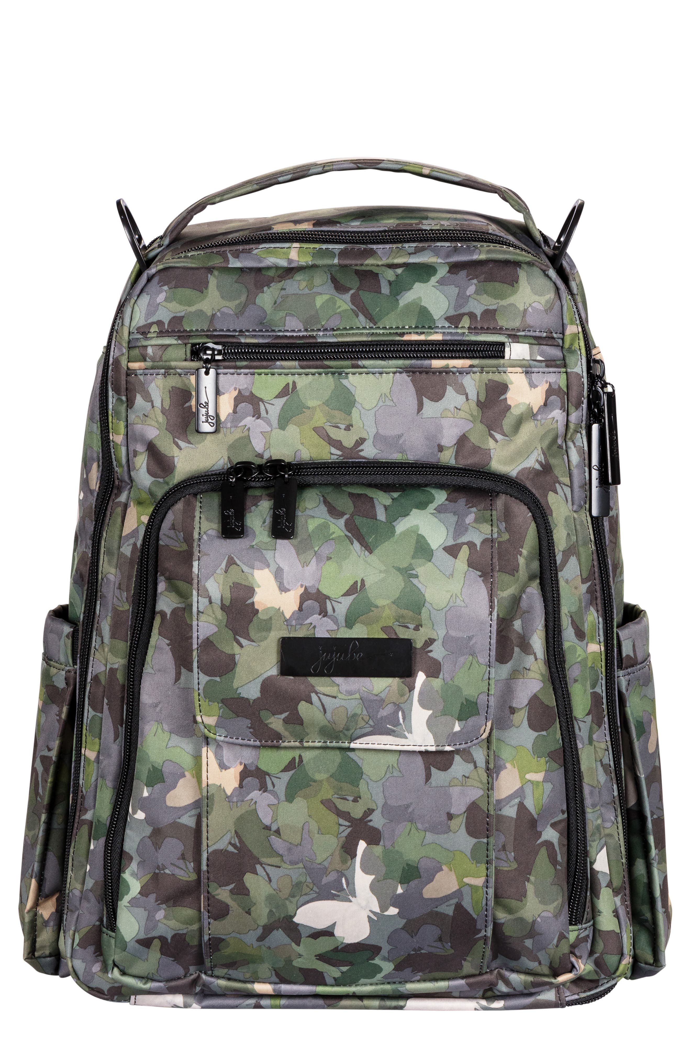 JuJuBe Ju-Ju-Be 'Be Right Back - Onyx Collection' Diaper Backpack, Main, color, 