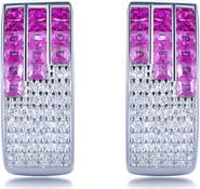 SUZY LEVIAN Cubic Zirconia Huggie Hoop Earrings