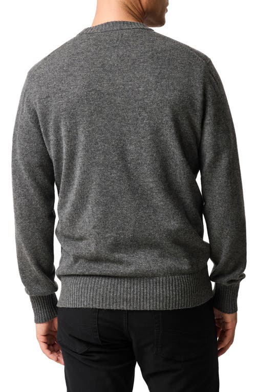 Rodd & Gunn Stewart Island Wool & Cahsmere Crewneck Sweater In Gray