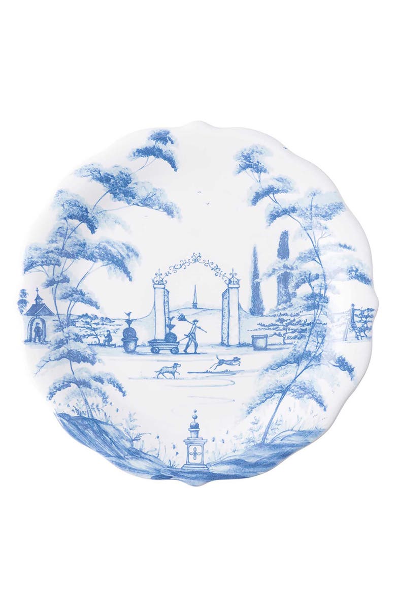 Juliska Country Estate Set of 4 Party Plates, Alternate, color, Delft Blue