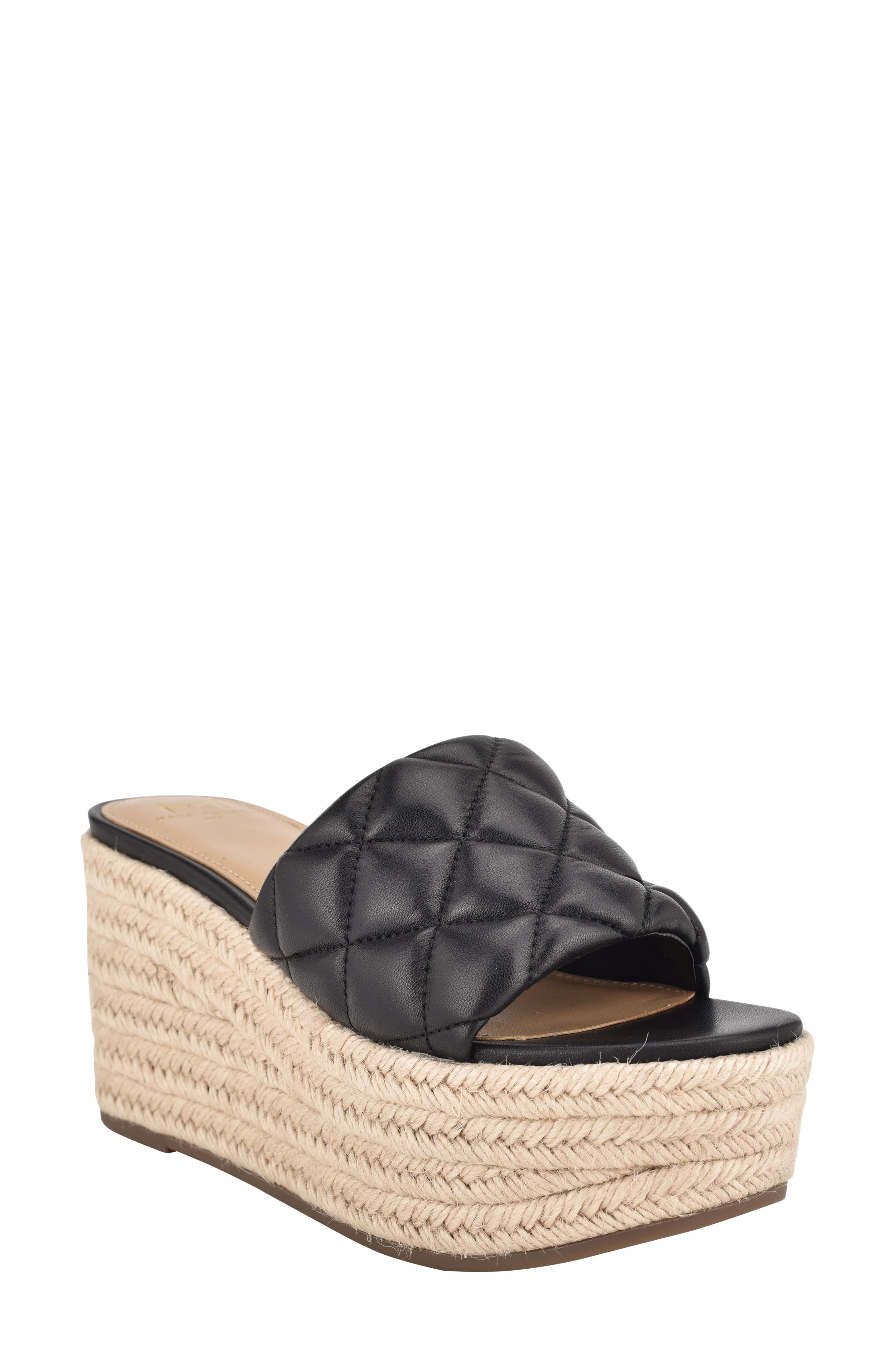 Marc Fisher LTD Velia Espadrille Platform Sandal, Main, color, 