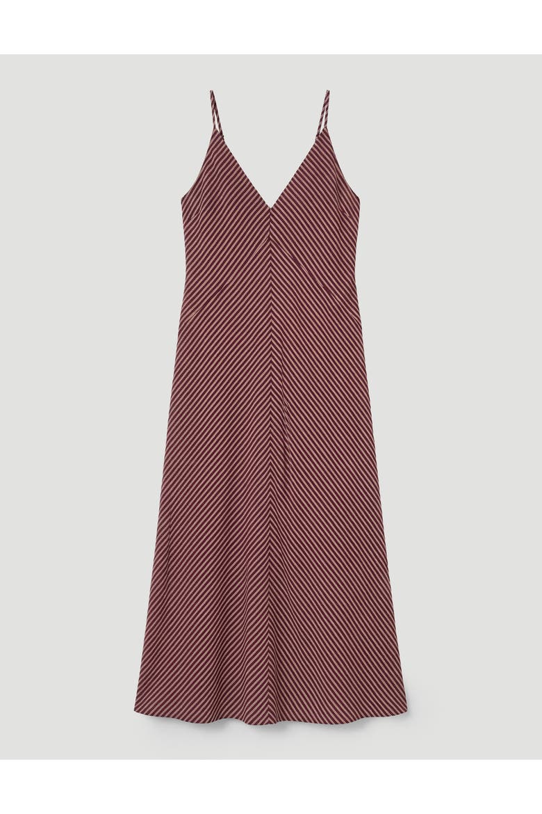 Air Flow Seam Detail Maxi Slip Dress, Alternate, color, Stripe Purple