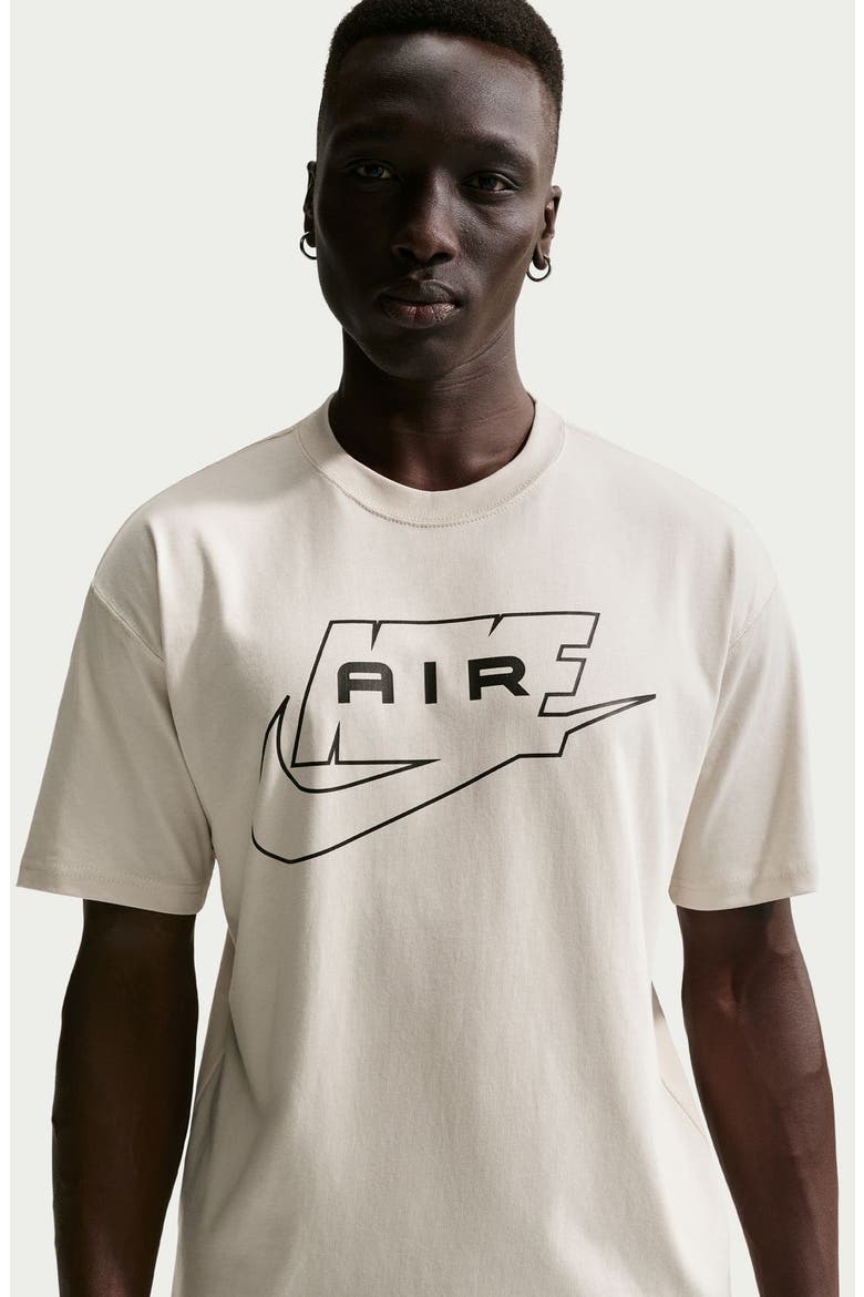 Sportswear Cotton Graphic T-Shirt, Alternate, color, LIGHT BONE