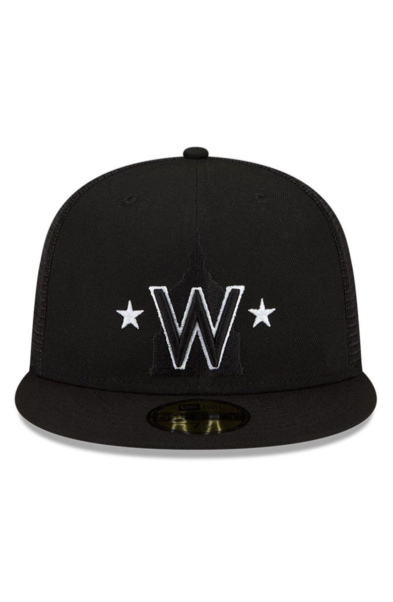 New Era Men's New Era Black Washington Nationals 2023 Batting Practice 59FIFTY Fitted Hat, Alternate, color,