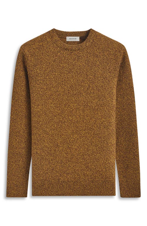 Bugatchi Mouliné Merino Wool Sweater In Dijon