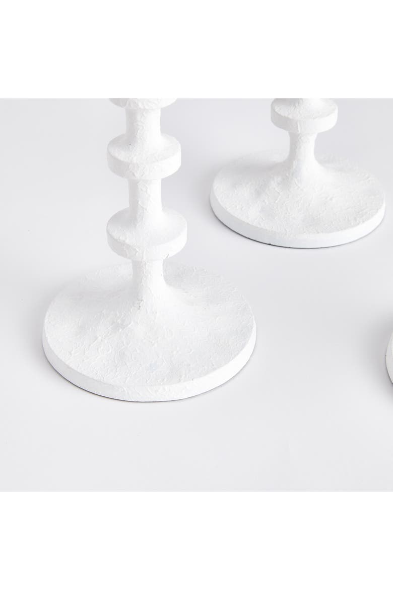 Abacus Taper Holders Set of 3, Alternate, color, White
