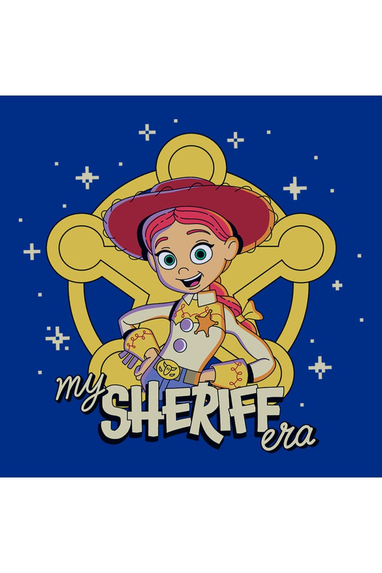 Junior's Toy Story 5 In My Sheriff Era  Graphic T-Shirt, Alternate, color, Royal Blue