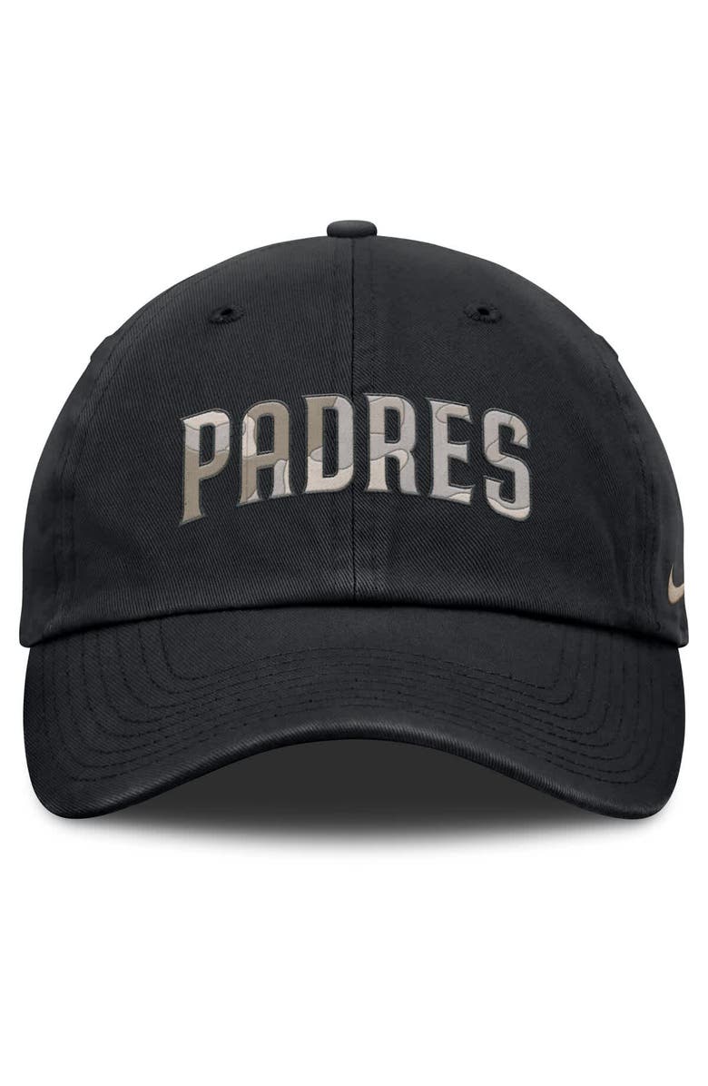Nike Men's Nike Black San Diego Padres Camo Pack Club Adjustable Hat, Alternate, color, Black