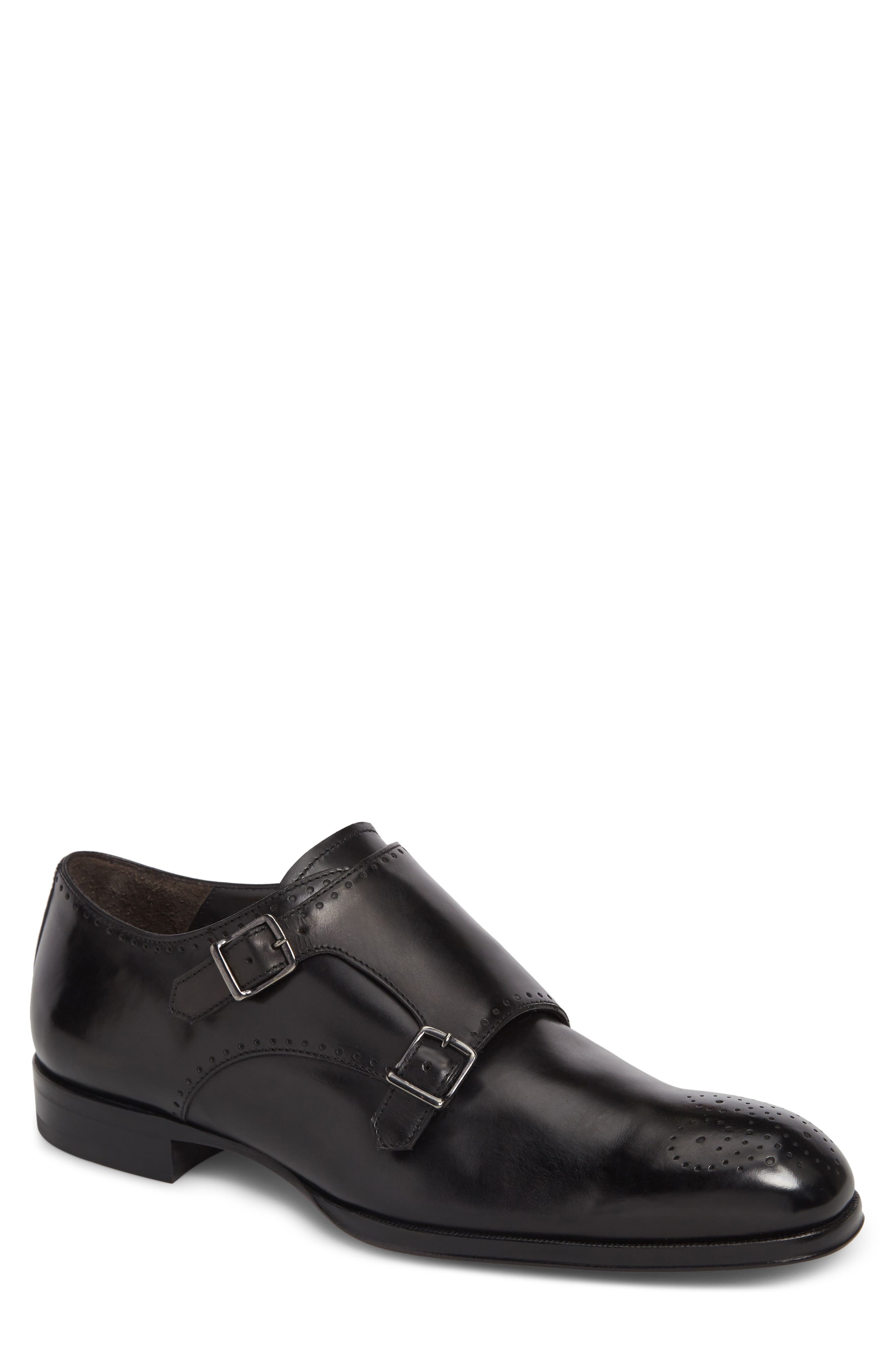 TO BOOT NEW YORK Crown Double Monk Strap Shoe, Main, color, 