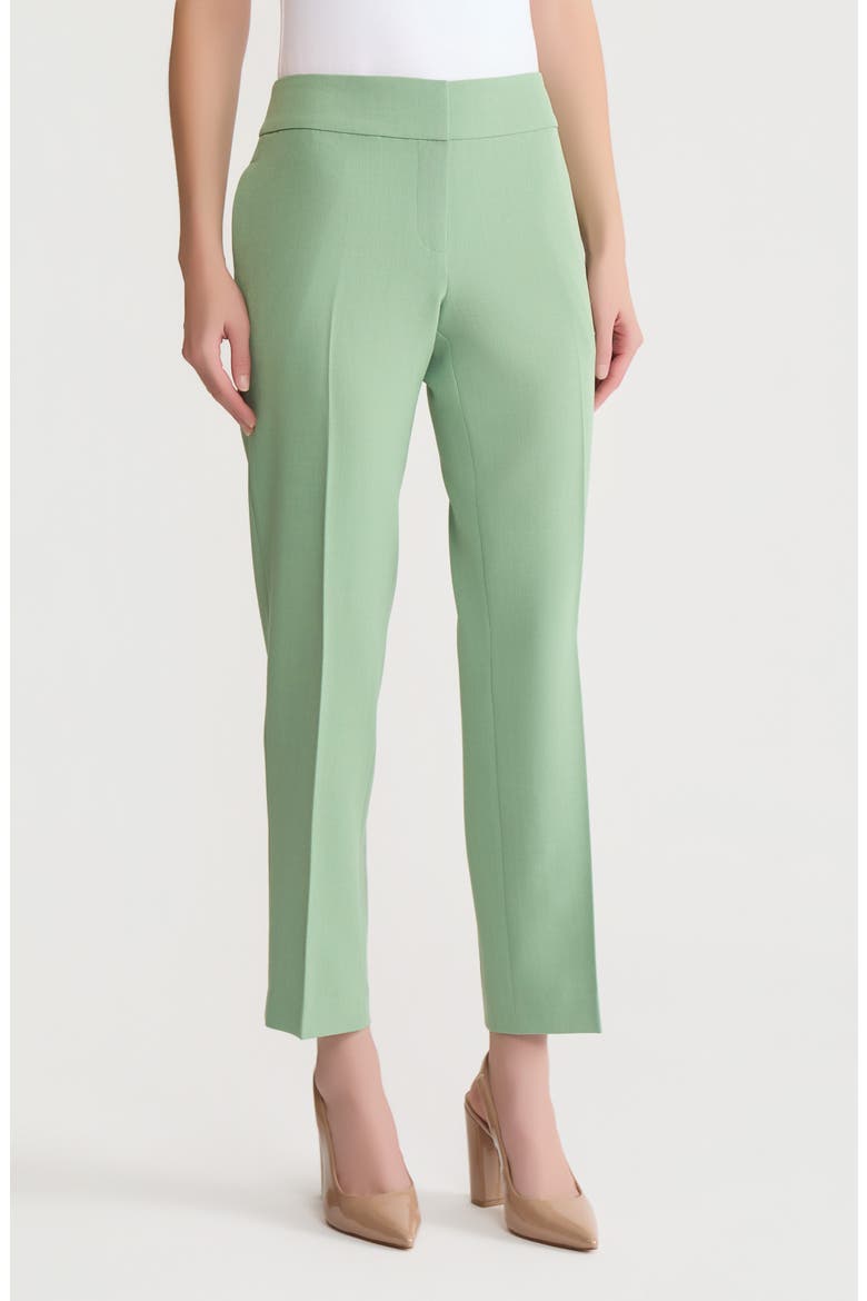 Flat Front Slim Pants, Alternate, color, LODEN DUSK