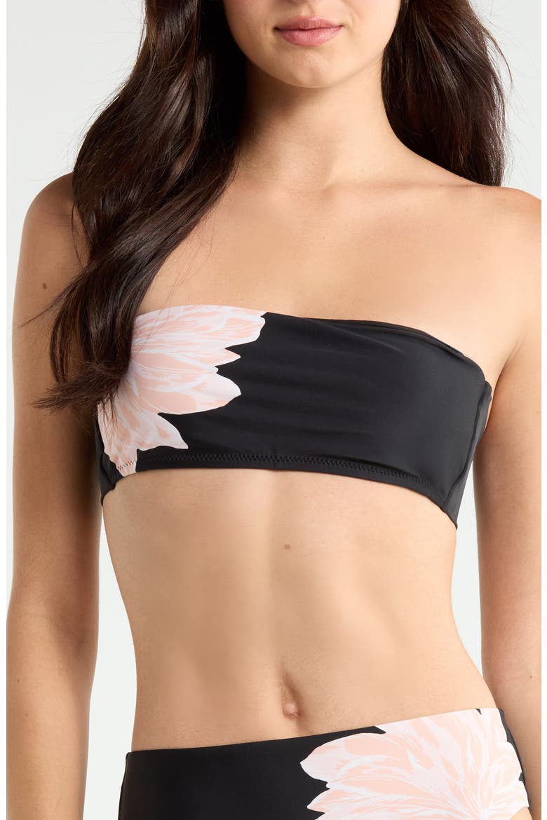 Bandeau Bikini Top, Main, color, BLACK