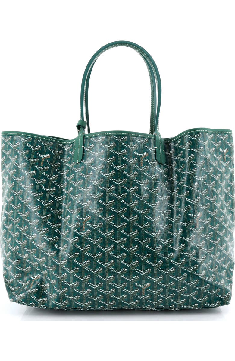 Pre-Owned Goyard Saint Louis Tote Coated Canvas PM, Alternate, color, Green