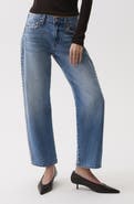 Pistola Lexi Distressed Studded Crop Barrel Jeans