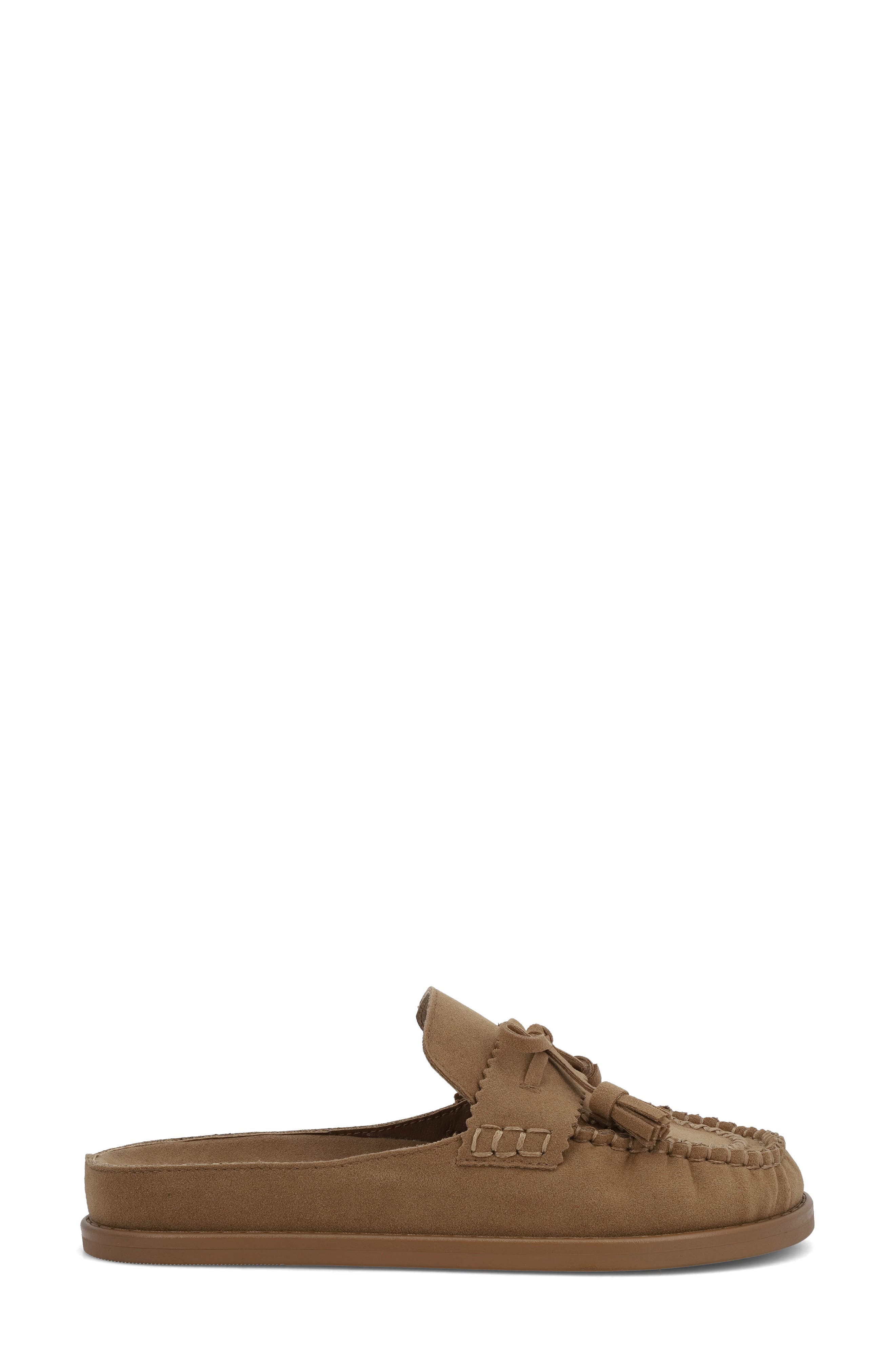 Nesha Tassel Mule, Alternate, color, TAN