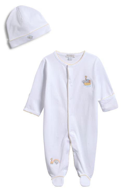 Kids' Animal Embroidery Footie Set