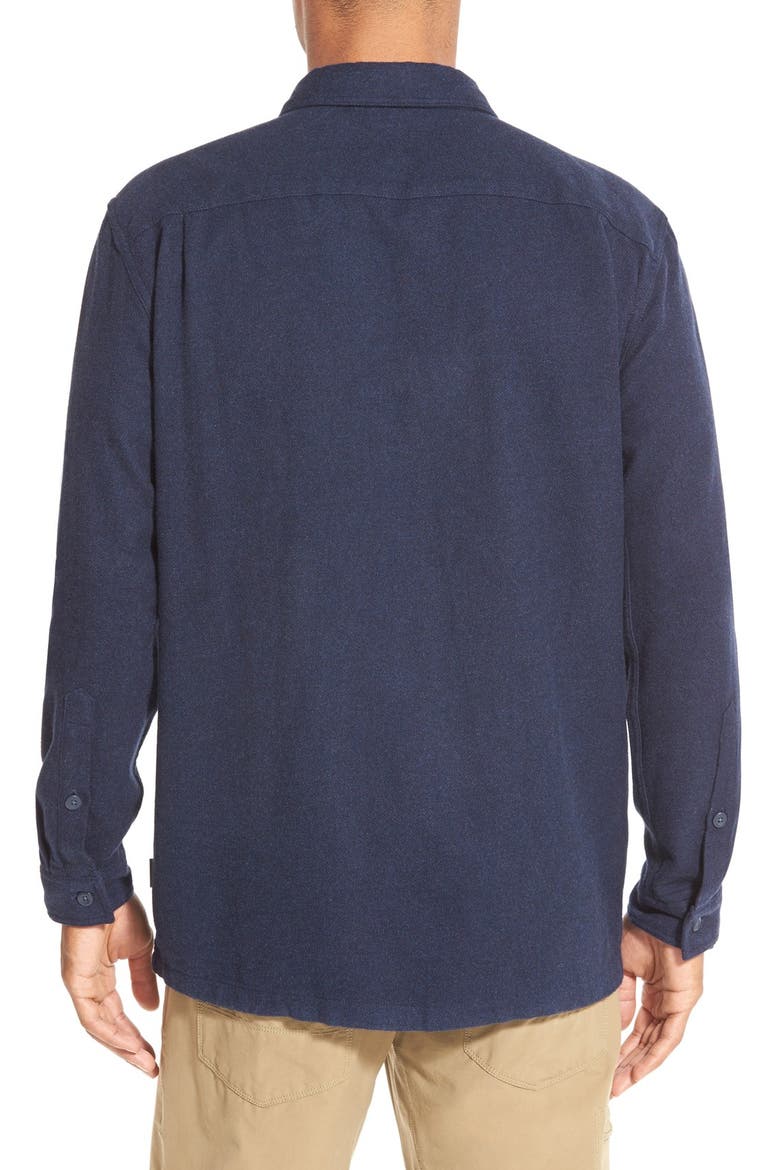 Fjord Regular Fit Organic Cotton Flannel Shirt, Alternate, color, NVYB