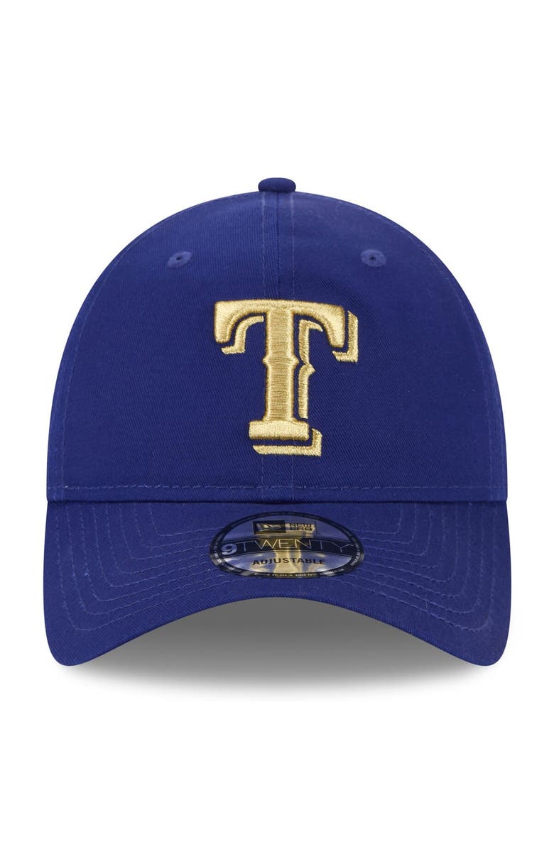 New Era Men's New Era  Royal Texas Rangers 2024 Gold Collection 9TWENTY Adjustable Hat, Alternate, color, Royal