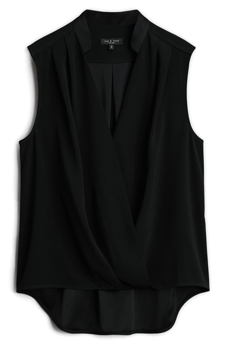 rag & bone Meredith Sleeveless Surplice Top, Alternate, color, 