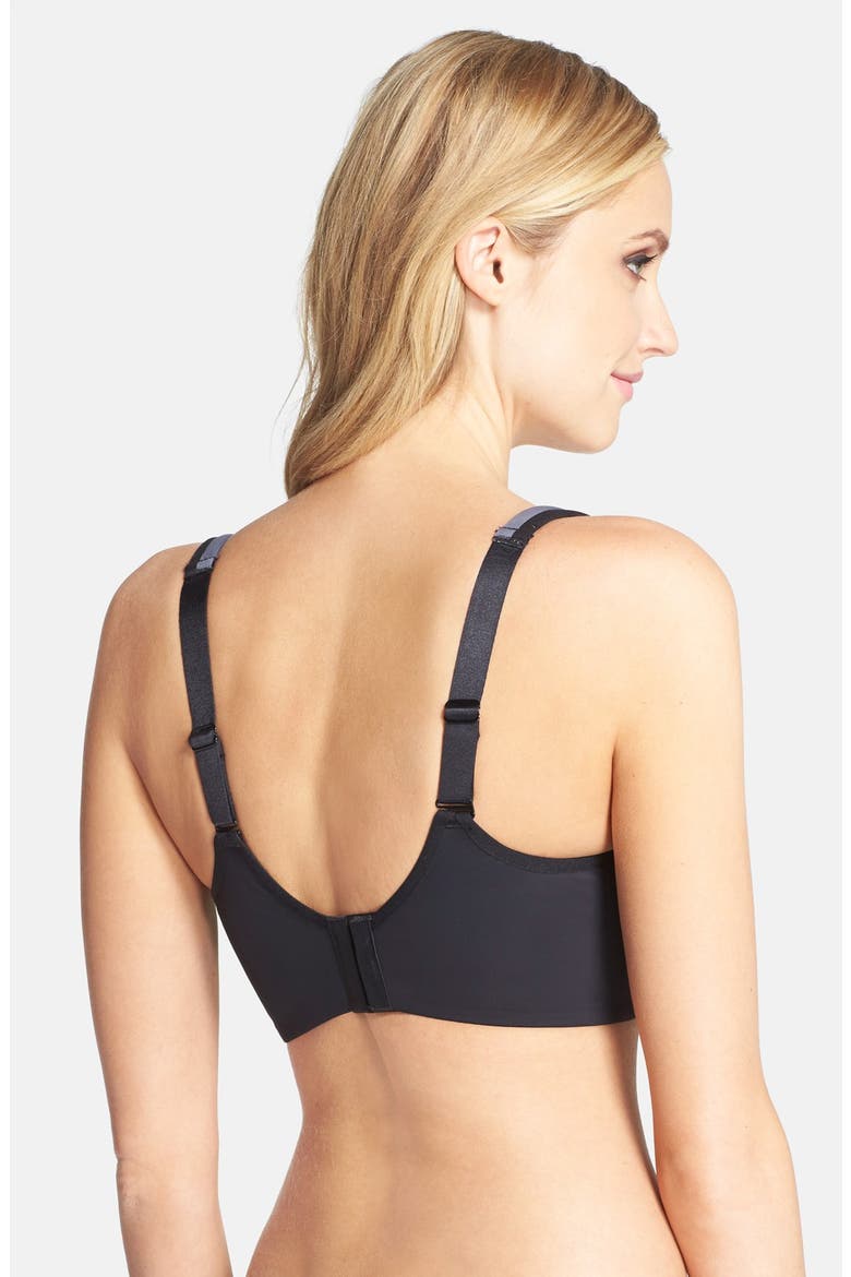Hi-Impact Underwire Sports Bra, Alternate, color, BLACK