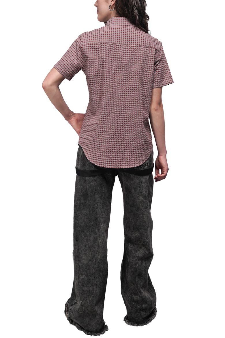 The Essential Oxford Button Up, Alternate, color, CINNAMON