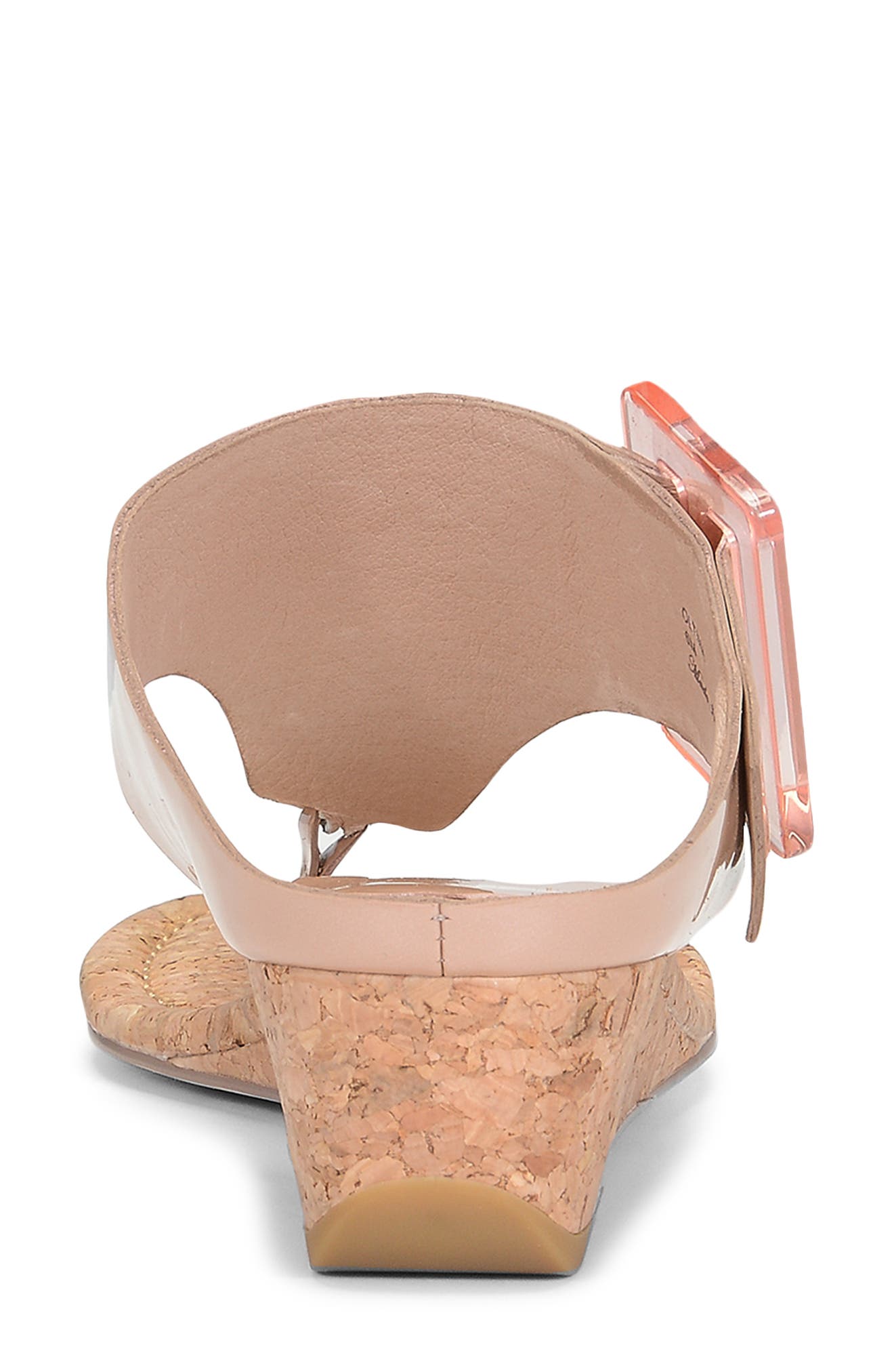 Oltina Slide Sandal, Alternate, color, ROSE FAUX PATENT LEATHER