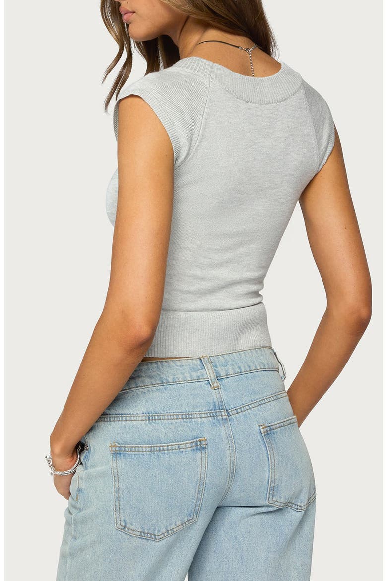 Somin Knit Scoop Neck Top, Alternate, color, GRAY-MELANGE