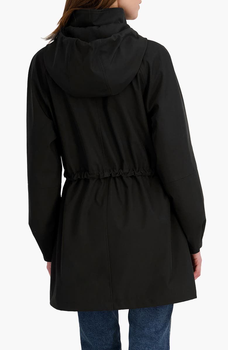 Tahari Diana Hooded Softshell Jacket, Alternate, color, Black