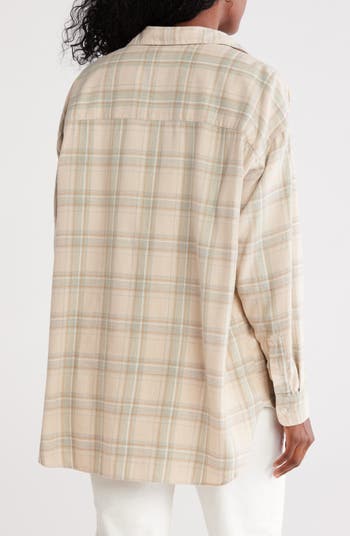 Shirley Plaid Oversize Button-Up Shirt