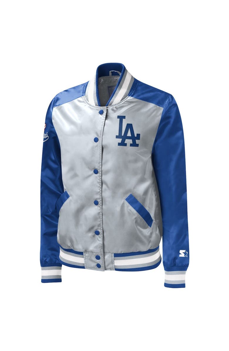 STARTER Women's Starter Silver Los Angeles Dodgers The Legend Full-Snap Jacket, Alternate, color, 