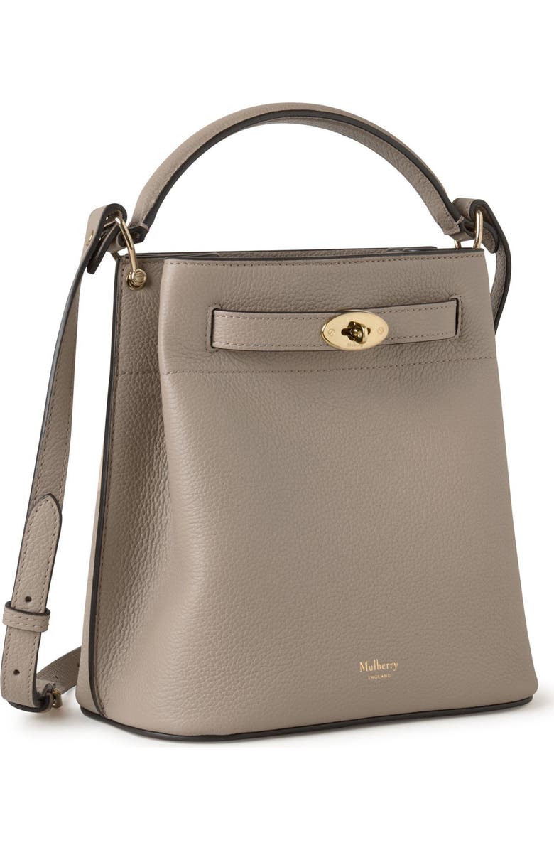 Mulberry Islington Leather Bucket Bag, Alternate, color, Cashmere Taupe