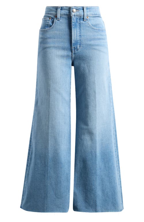 Shop Madewell Palazzo Wide Leg Jeans In Corley Wash
