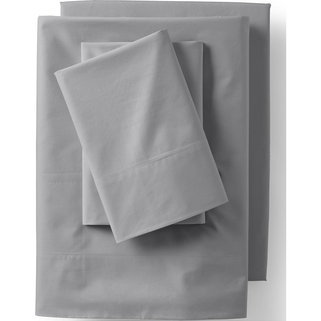 LANDS' END LANDS' END 400 THREAD COUNT ORGANIC COTTON PERCALE PILLOWCASES