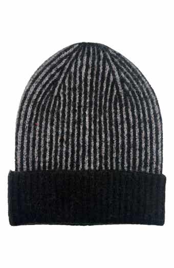 MARCUS ADLER Rib Knit Contrast Cuff Beanie
