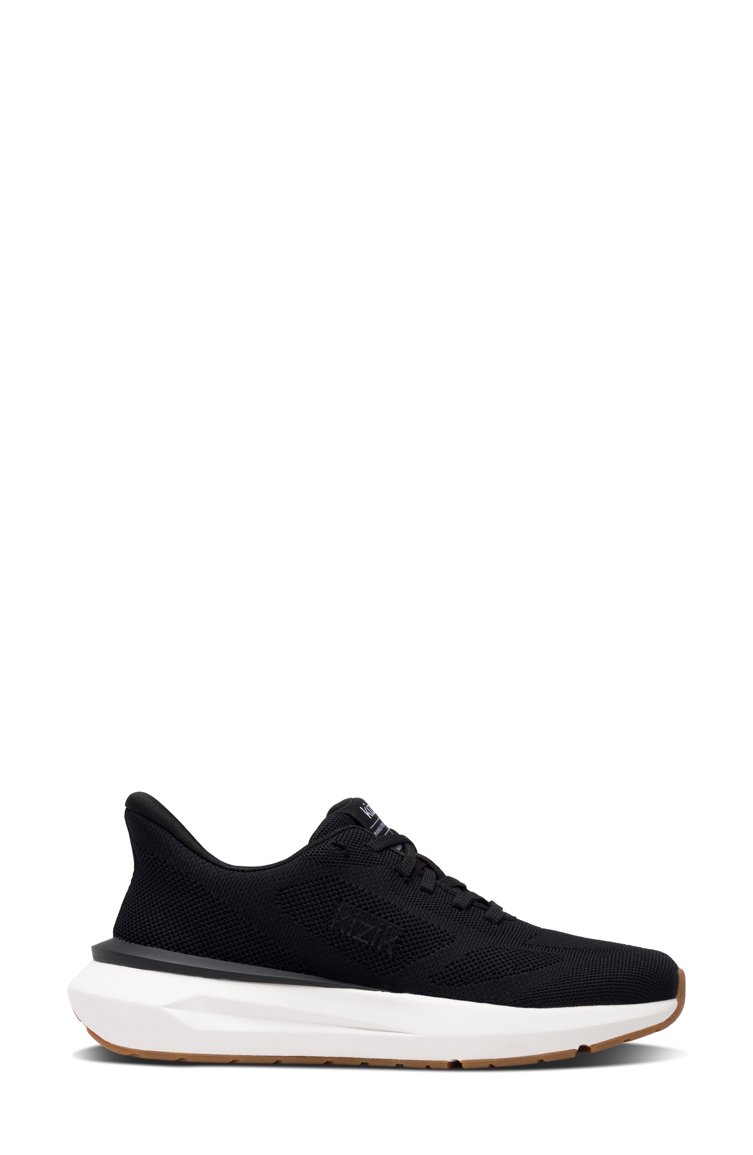 Kizik Athens 2 Knit Sneaker, Main, color, Black/ Bright White