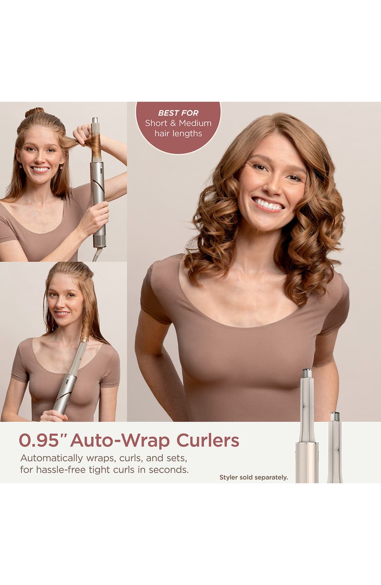 SHARK FlexStyle .95-Inch Auto-Wrap Curlers Attachment, Alternate, color,