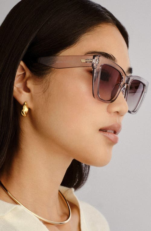 Le Specs Le Coeur 53mm Cat Eye Sunglasses In Gray