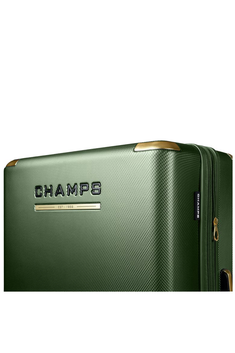 Luxe II 3-Piece Hardside Spinner Suitcases, Alternate, color, GREEN