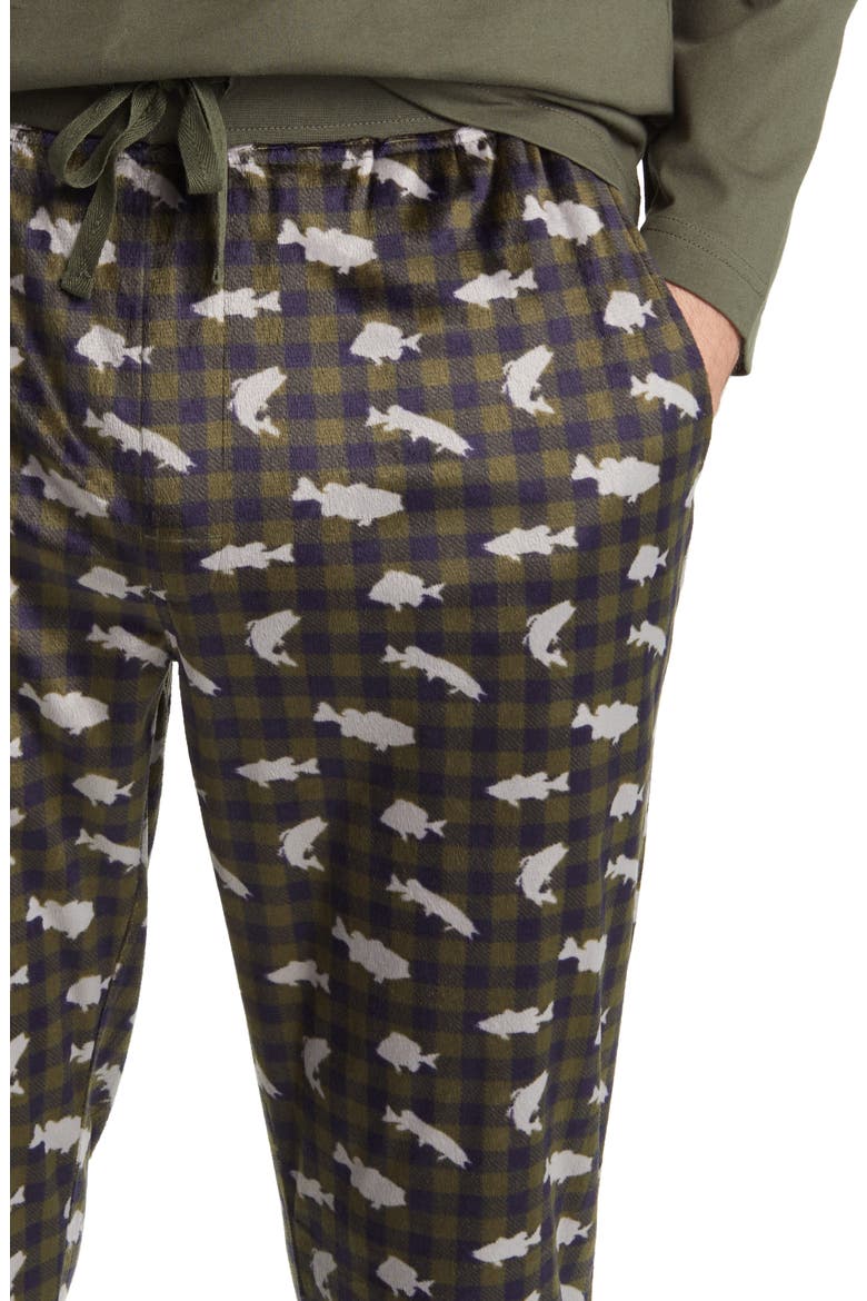 Chalet Pajamas, Alternate, color, GREEN
