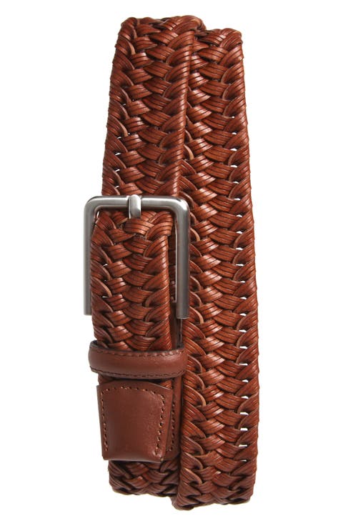 Braided Leather Belt