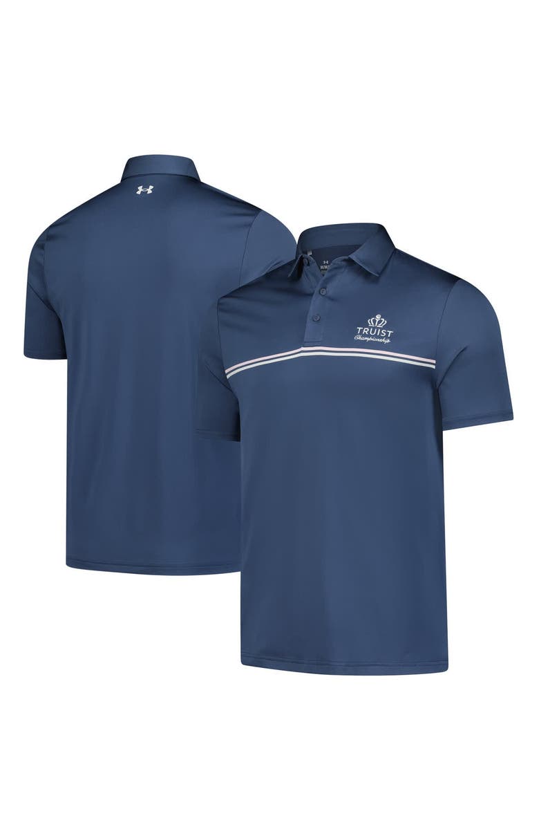 Under Armour Men's Under Armour  Blue Truist Championship Performance Drive Chest Stripe Polo, Alternate, color, Blue