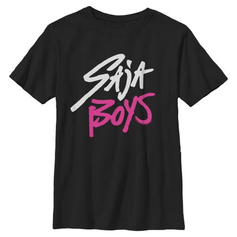Boy's KPop Demon Hunters Saja Boys Logo  Graphic T-Shirt