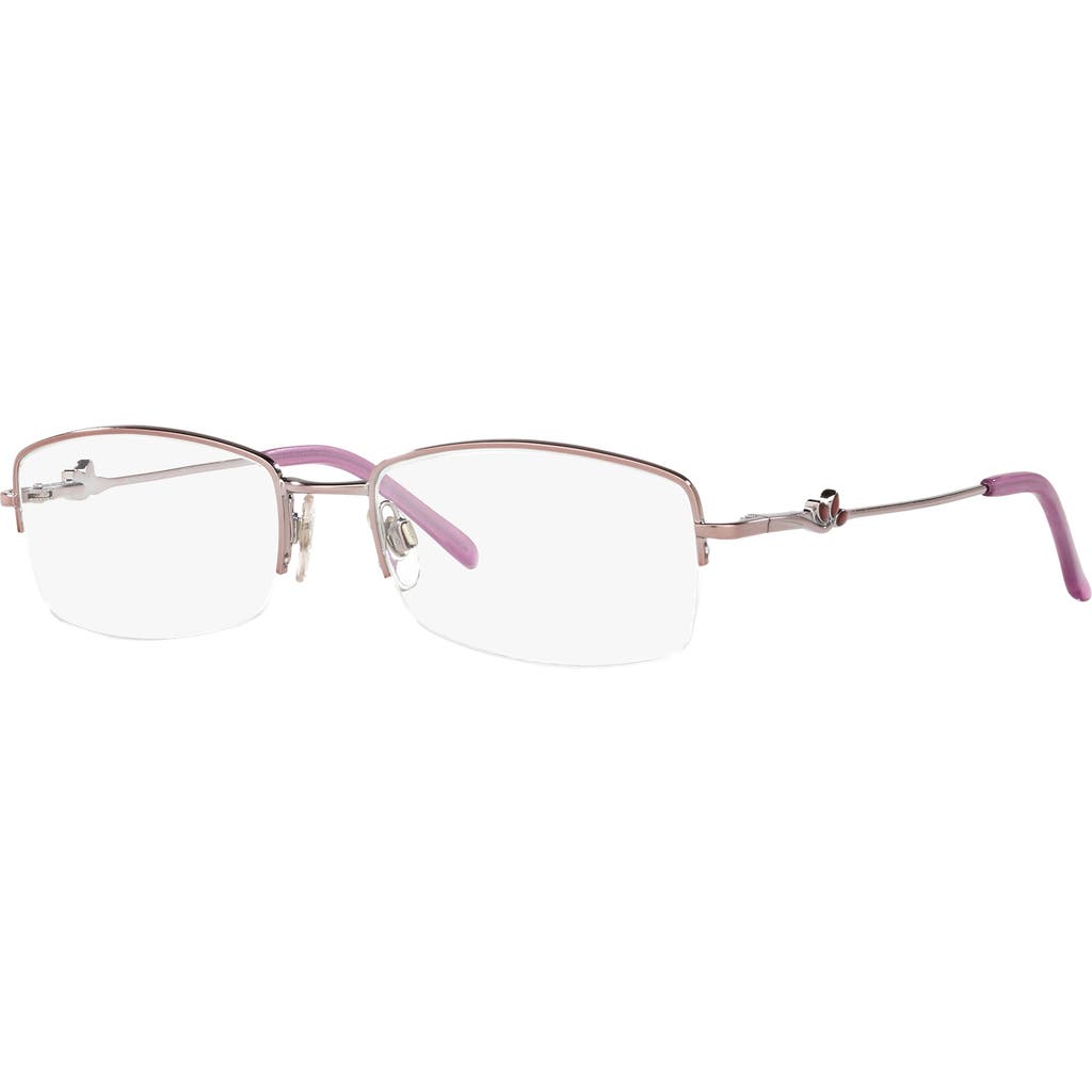 Sferoflex 51mm Square Optical Glasses In Pink