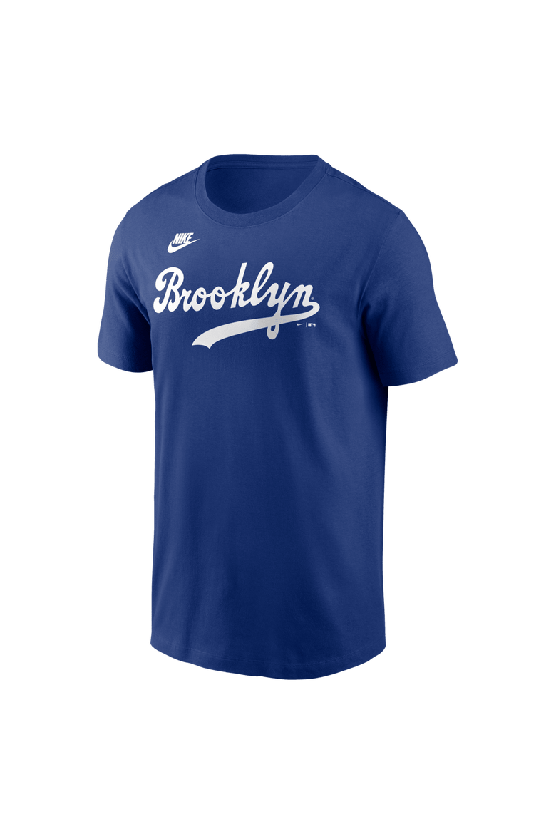 Men's Nike Jackie Robinson Royal Brooklyn Dodgers Cooperstown Collection Name & Number T-Shirt, Alternate, color, Royal