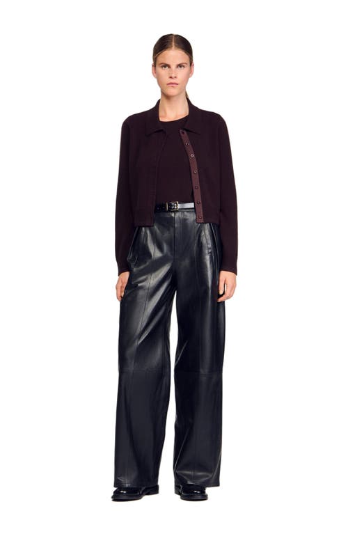 Sandro Sleeveless Sweater In Black