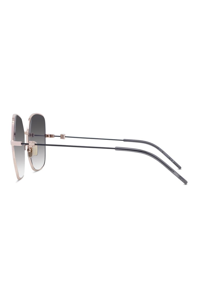 GV Speed Gradient Square Sunglasses, Alternate, color, SHINY ROSE GOLD / SMOKE