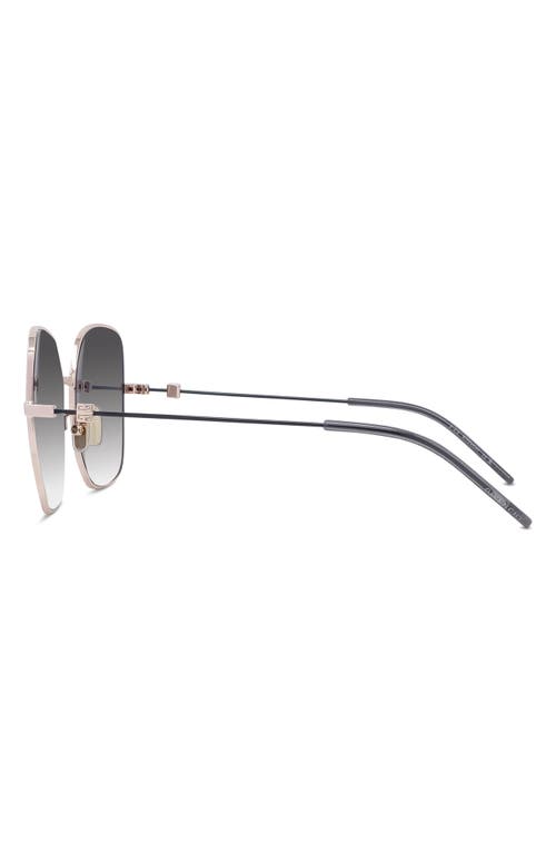 Givenchy Gv Speed Gradient Square Sunglasses In Gray